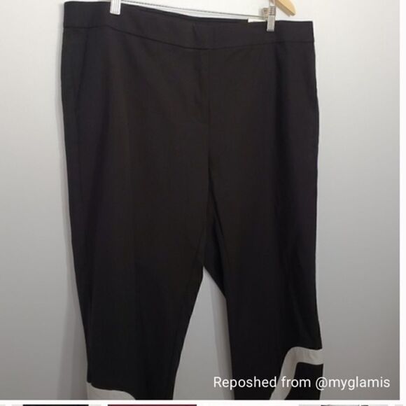 ALFANI ponte cotton blend skinny leg ankle pants - Picture 6 of 15